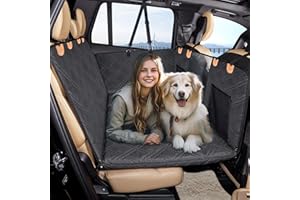 Loiion Koc dla psa, mata ochronna na tylną kanapę samochodową, mata ochronna na tylną kanapę samochodową, wodoodporna i odporna na zabrudzenia, mata ochronna do bagażnika, do samochodu