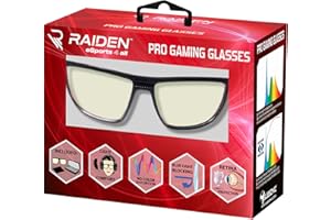 SUBSONIC Raiden – Pro gamingowe okulary – okulary dla graczy do ochrony przed światłem niebieskim