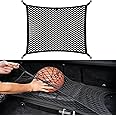 VEHIRIE Cargo Net Elastic Car Boot Net Organiser 80 x 60 cm, Double-layer Luggage Protection Net, Trunk Storage Mesh Pocket for VW, Audi, Ford, BMW, Othere Cars, SUVs, Vans
