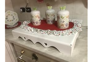 Astroplastic DESIGN Coprifornelli copri fornelli copertura piano cottura protezione in plexiglass BIANCO - Per tutte le misure (60x52)