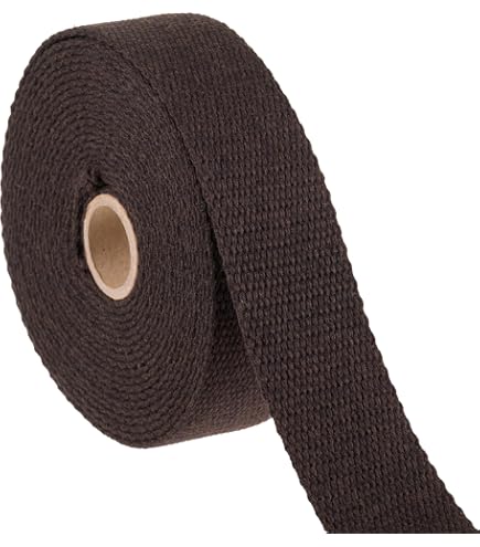 DTKJ - Cinghia in polipropilene resistente, nastro in nylon di tela, per cintura e per animali domestici, accessorio fai da te, 10 iarde, bianco, 20 mm
