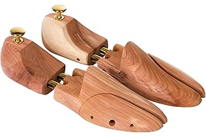 TecTake Shoe tree cedar wood premium shaper stretcher wooden size