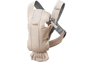 BABYBJÖRN Nosidełko Mini, Siateczka 3D, Perlisty róż