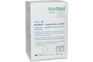 Maimed - Guantes de Copolímero, Guante, Guantes de Seguridad (100 unidades), Transparente