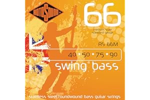 Rotosound Struny do Electric Bass SWING 66 STAINLESS SETS 4-str. RS66M MEDIUM SCALE Stainless MEDIUM Scale 40-90