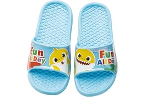 REQUETEGUAY Tongs Baby Shark Plage ou Piscine - Flip-Flop Baby Shark pour enfants