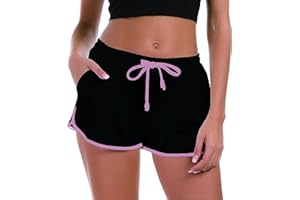 Rave on Friday Estate Pantaloncini da Bagno Stampati Quick Dry Beach Costumi da Bagno Ladies Pantaloni Corti Traspiranti per Nuoto, Surf, Corsa, Palestra, Yoga,Allenamento,Sportivo