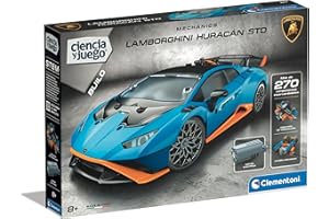 Clementoni Lamborghini Huracan Scienza e Set costruisce Questo incredibile auto con motore elettrico, Multicolore (55481.2)