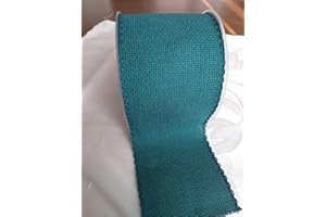 NASTRIFICIO ROSSI SAS Nastro Tela aida Christmas Verde 83 mm 2,5 m