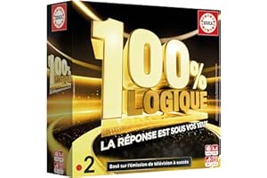 Educa - 100 pour 100 Logique Jeux de Société Adulte | Jeu de Société 100% Logique Éducatif et Amusant | Basé sur Un Jeu TV | pour Enfants et Adultes | 8 Ans et Plus (20007)