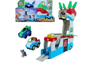 Psi Patrol: Film Dino - Mobilne Centrum Dowodzenia | Patroller staje się kwaterą główną | wysokość 56 cm | z figurką Chase i pojazdem, starter pojazdu, autentyczne szczegóły