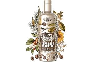 ‎COPPA COCKTAILS Coppa Cocktails Espresso Martini 0,7L, 14,9% Vol. - Fertig gemixter Cocktail mit Vodka, Espresso & Kaffeenote, Ready to Serve - Kaffee-Klassiker im Glas