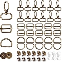 Purse Hardware Buckles Set Cenoz 60pcs Keychain Bulk Including