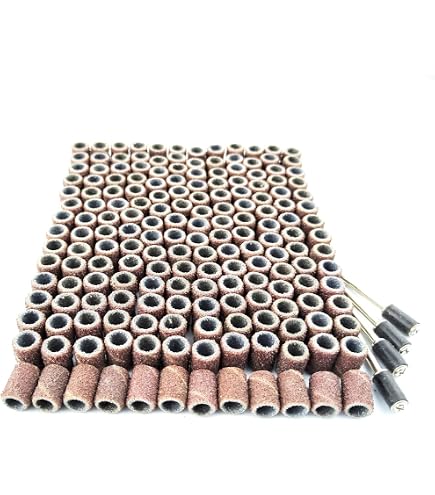 Set 66 Tamburi E Manicotti Per Levigatura - Mandrini In Gomma 1/4", 3/8", 1/2", Per Legno, Metallo, Plastica