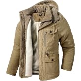 Winter-Parka f r Herren Outdoor-Parka warm Cargo-Jacke Windjacke Outwear Parkas