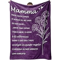 Coperta Per Mamma Craftique - Regalo Compleanno, Natale, Festa Della Mamma - Foto 8