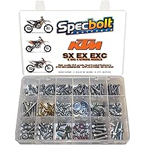 KTM Plastics Screw Kit 97-Piece Body Bolt Kit For KTM EXC/XC-W Plastics