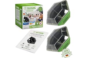 ISOTRONIC Dissuasore per uccelli, spaventapasseri per gatti, a energia solare, a ultrasuoni, con luce flash, per allontanare uccelli, piccioni, passeri, corvi