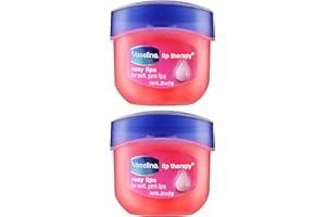 Vaseline Lip Therapy Rosy | Baume à lèvres nourrissant pour une hydratation optimale | Pack double (1 x 2 x 7g)
