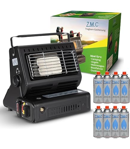 1200W Tragbares Gasheizgert Fr Zelte Mit Tasche  Outdoor Camping Heizung  Khaki/Grn Gasheizung Angeln Camping