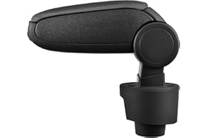 LP Trade Bracciolo centrale per Ibiza 4 IV 6J | Accessorio per console di stoccaggio e poggiapolsi con vano organizer | Parte interna dell'auto | Tessuto nero