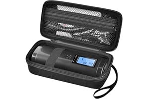 AGAINMORE Case Compatible with VEEAPE Air Compressor Portable Tire Inflator, Electric Air Pump 120PSI, Car Tire Inflator Storage Bag for USB Cable, Air House, Connector and Accessories (Box Only)
