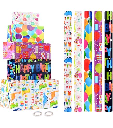 Fournitures Loisirs Créatifs Emballage Lot De 12 Feuilles De Papier Cadeau De Pâques, 70,1 X 42,4 Cm, œuf De Pâques, Lapin, Poussin, Papier Cadeau De Pâques, Papier Artisanal Pour Décoration De Fête