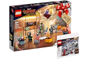 BRICKCOMPLETE Lego Lot de 2 : calendrier de l'Avent 76231 Les Gardiens de la Galaxie et 30443 Spider-Mans Bridge Duel Polybag