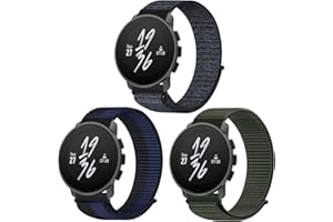 OUTPUTBT Nylonowe paski do zegarka 22 mm do Suunto 9 Peak/9 Peak Pro/5 Peak/Race 49 mm/Race S 45 mm, elastyczny pasek do zegarka Suunto Vertical/Ocean dla mężczyzn i kobiet