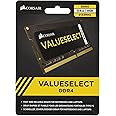 Corsair Value Select SODIMM 8Go (1x8Go) DDR4 2133MHz C15 Mémoire pour Ordinateur Portable/Notebook - Noir