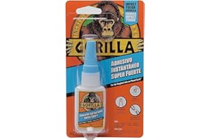 Gorilla Adhesivo Instantáneo Super Fuerte, 15g – con Tapón Antiatasco | Pegamento Universal con Alta Resistencia