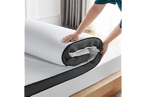 ‎LINSY HOME LINSY HOME Matratzentopper Gel Topper 180x200cm,7,5cm Höhe Topper aus Gel Memory Foam, H2&H3 Härte Gel Matratzentopper, mit Waschbaren Bezug