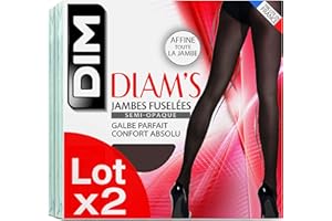 Dim Collant Femme Diam's Jambes Fuselées x2