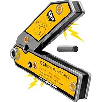 Strong Hand Tools Lochstopfenmagnet XL – Schwenkbar, Mit Kupfer-Pad, Für Saubere Schweißarbeiten