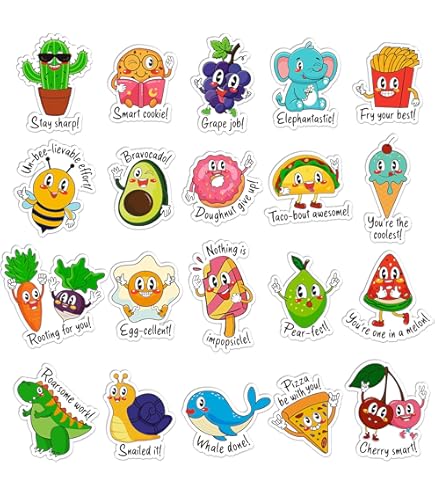 101 Adesivi Che Si Illuminano Al Buio Per Insegnanti - Divertenti, Motivazionali E Punny Per Bambini