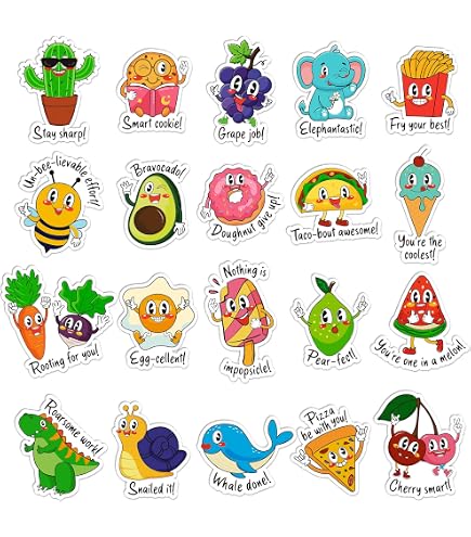 101 Adesivi Che Si Illuminano Al Buio Per Insegnanti - Divertenti, Motivazionali E Punny Per Bambini