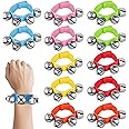 Belle Vous Jingle Bell Bracelet - Wrist Bells/Ankle Bells Band with Jingle Bells Instrument - Jingle Bells Kids Bracelet - Musical Bells for Children - Bracelet for Party, School or Music Class