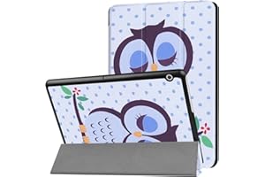 LOBWERK Carcasa para Huawei T3 10 Ultra Slim Cover 9.6 Pulgadas Carcasa Función Atril y Wake & Sleep Función + Gratis Stylus Touch Pen Azul C9