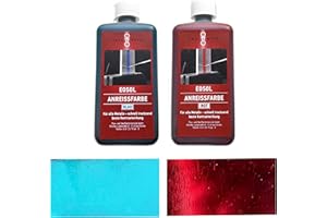 Emil Otto EOSOL-Anreissfarben Duo (1 x 250 ml EOSOL Anreissfarbe blau und 1 x 250 ml EOSOL Anreissfarbe rot)