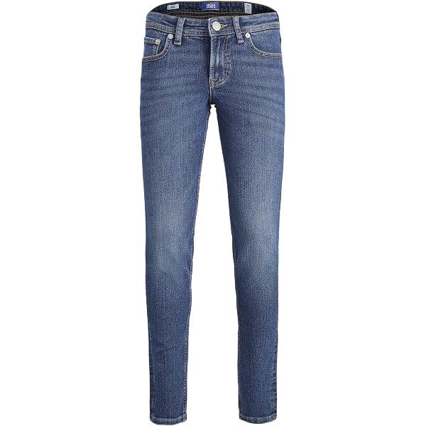 Jeans Garçon Jack & Jones Junior - 79% Coton, 20% Polyester, 1% élasthanne - Taille Mi-haute