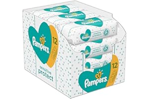 ‎PAMPERS Pampers Chusteczki dla Niemowląt, 12 opakowań (12 x 52 sztuki)