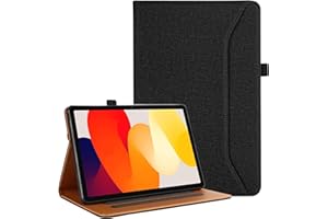 Vakarey Cover Tablet per Xiaomi Redmi Pad SE 11 Pollici Supporto Multiangolo per Redmi Pad SE Custodia,Nero