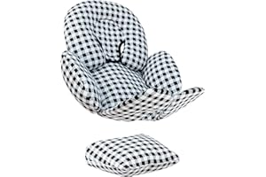 ‎JANABEBE JYOKO Kids Sitzverkleinerer Antiallergikum Universal Baby 100% Baumwolle (Vichy, 3 Teile)