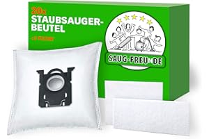 ‎SAUG-FREUNDE SAUG-FREUnDE | 20 Staubsaugerbeutel für AEG VX 6 -Baureihe, VX6-1-Öko, VX6-1-Eco, VX6-2-Öko, VX6-2-Eco, VX6-1-LR, VX6-2-FFP, VX6-2-RR, VX6-IW-5, VX6-2-CR-A, VX6-2-IS-P, VX6-2-CB-P, komp AEG GR 201 PH1