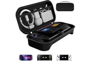 ivoler Carrying Case for Lenovo Legion Go S/ASUS ROG Xbox Ally/Xbox Ally X, Console Travel Protective Hard Shell Handbag EVA Storage Pouch with Mesh Pocket Stores The Accessories