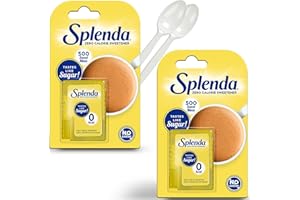 AK COMMERCE Splenda Sweet Minis Sweetener Tablets | Zero Calorie Sucralose | 1000 Count (2 x 500) | Sugar-Free & Pocket-Sized | Includes Reusable Tea Spoon | Perfect for Tea & Coffee | Sweetener