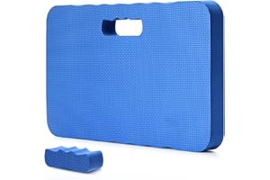 Ohuhu Almohadilla para Rodillas, para Jardinería, Bañar a tu Bebé, Limpiar el Suelo y Rezar, Colchoneta para Rodilla para Jardín, Hacer Ejercicio y Practicar Yoga 43 x 28 x 4 cm Azul