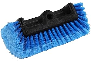 Forum Equipement - Brosse de lavage poils doux Quadri-Faces - Longueur 25 cm, Bleu