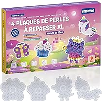 EIKEJI Lot De 1500 Grandes Perles à Repasser De 10 Mm Avec
