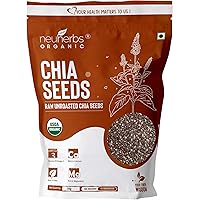 Neuherbs Organic Raw Unroasted Chia Seed for Weight Loss Management- Seed for Eating with High Protein and Fiber : 1 KG